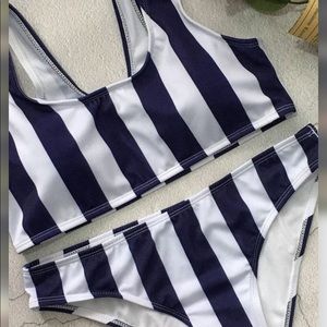 NEW SET. Nautica color striped bikini set
